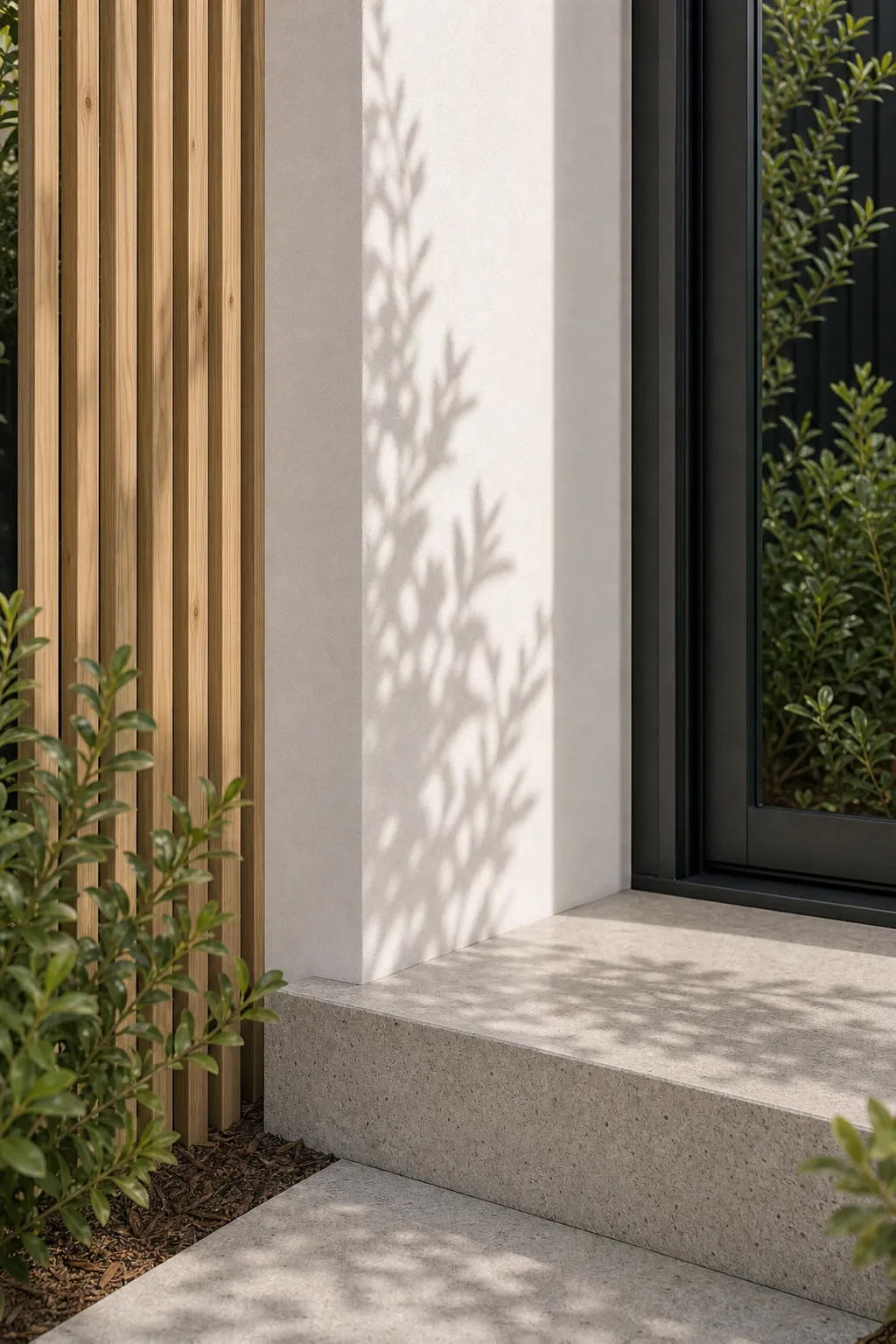 Residential indoor outdoor threshold detail