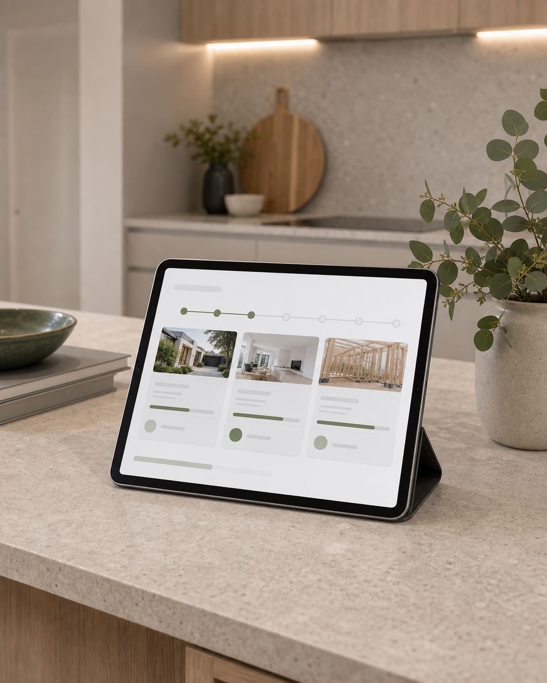 Transparent quoting shown on a tablet