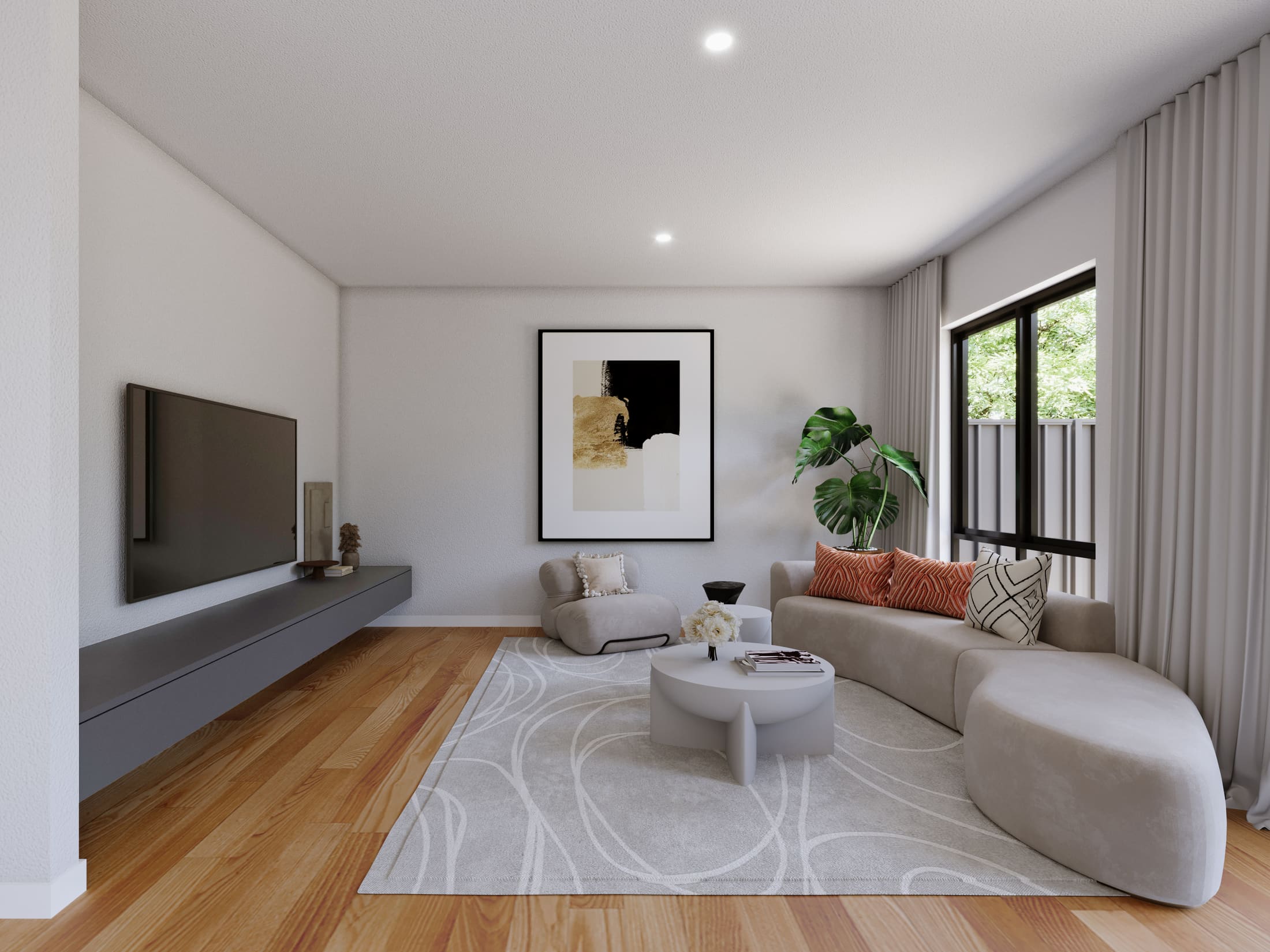 Clearview living and dining area