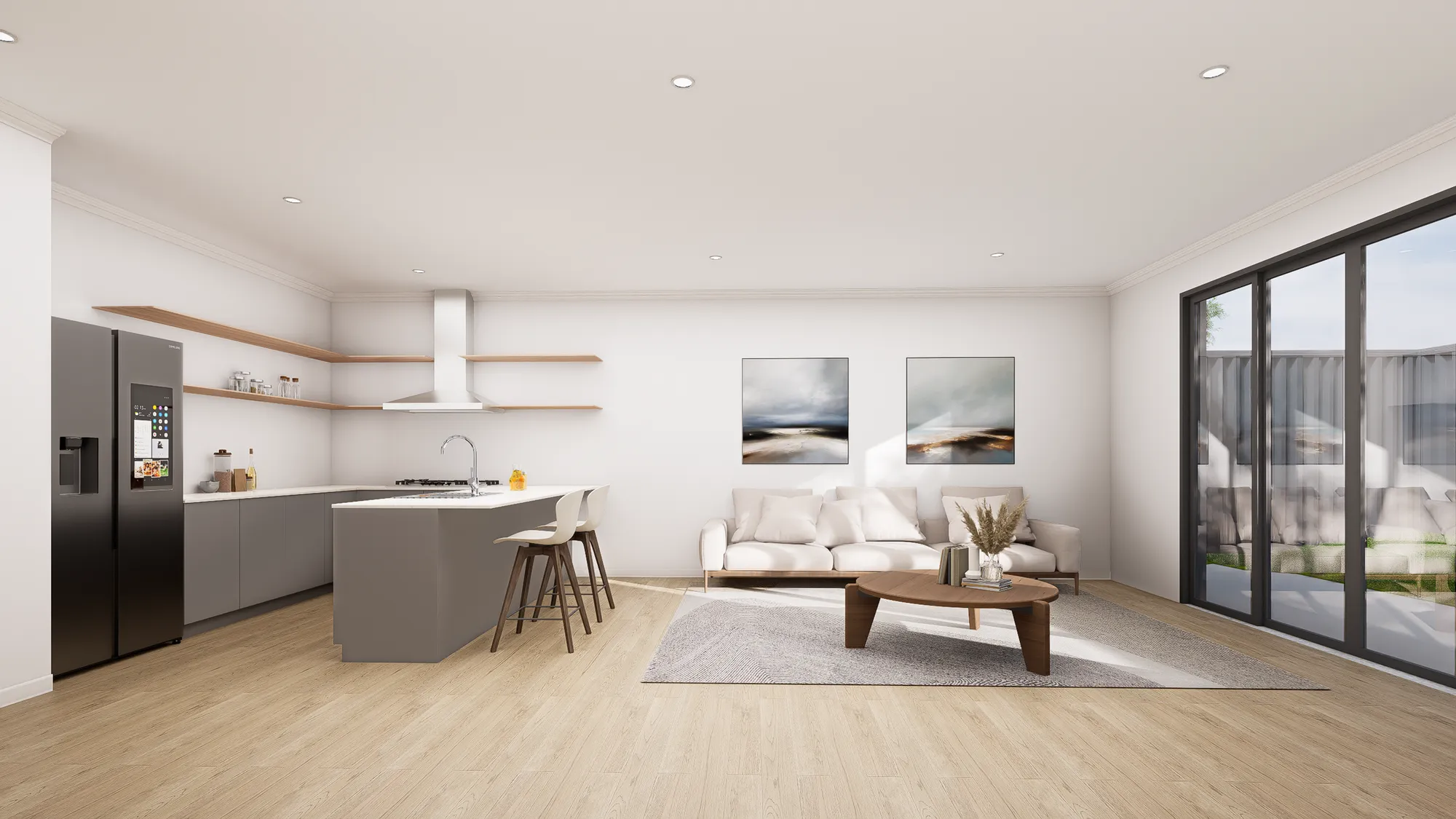 Morphett Vale living and dining